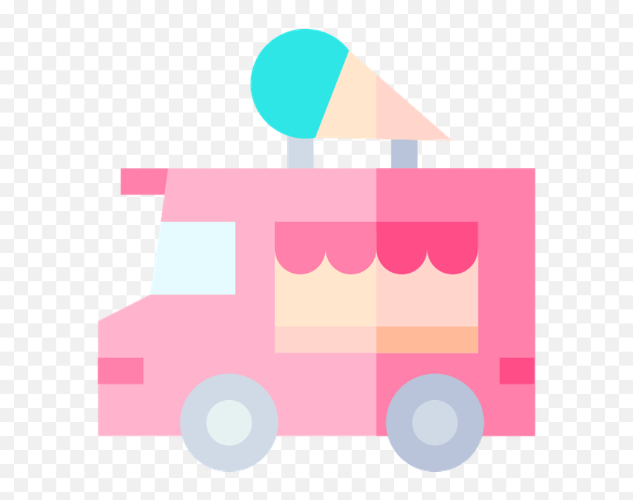 Ice Cream Truck Free Vector Icons - Girly Png,Ice Cream Truck Png