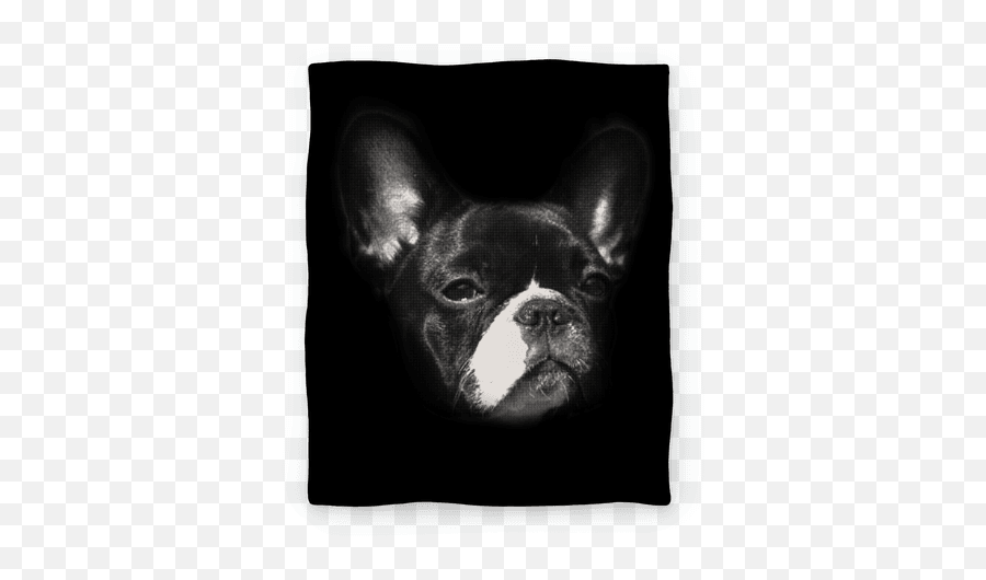 Boston Terrier Face Blankets Lookhuman - French Bulldog Png,Boston Terrier Png