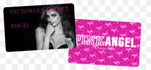 Download Victoriau0027s Secret Angel Credit Card - Victorias Vs Pink Credit Card Png,Victoria Secret Png