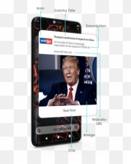 Web Push Notifications Explained - A Quick Guide iZooto Suit Separate png