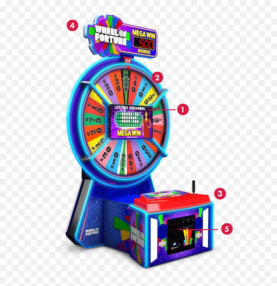 Ticket Redemption Wheel Of Fortune Arcade Game Main - Clock Png,Neopolitan Rwby Icon