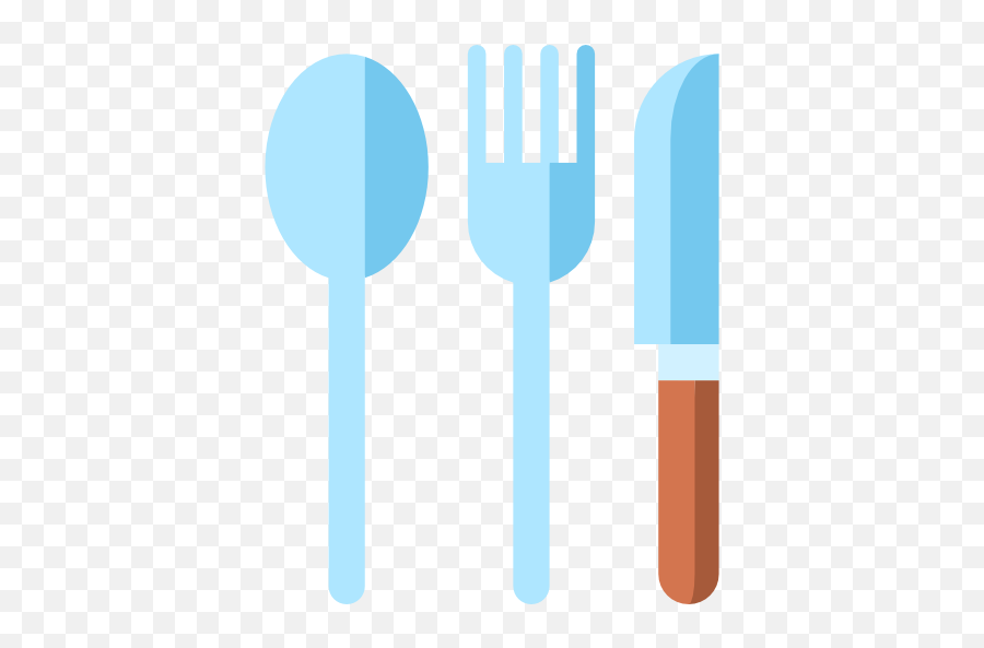 Fork Knife Restaurant Spoon Kitchen Pack Icon - Cartoon Fork And Knife Png,Cartoon Knife Png