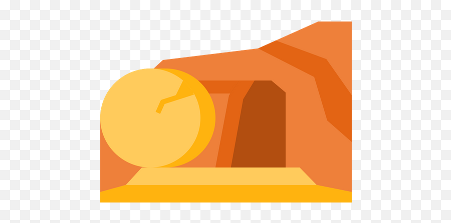 Free Empty Tomb Icon Of Flat Style - Horizontal Png,Empty Tomb Icon