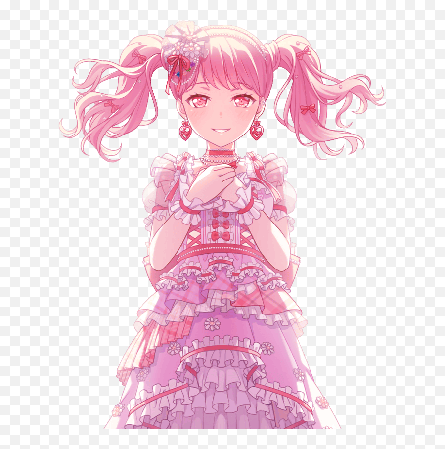 Aya Maruyama - Power Cards List Girls Band Party Bandori 4 Png,Pastel Anime Girl Icon