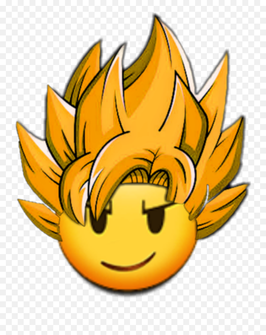Freetoedit Emoji Smiley Dragonball Sticker By Elnixo - Happy Png,Super Saiyan Icon