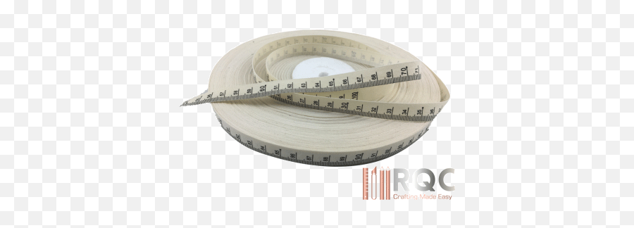 Cotton Measuring Tape Ribbon 12 Rqc Supply - Scale Model Png,Tape Measure Png