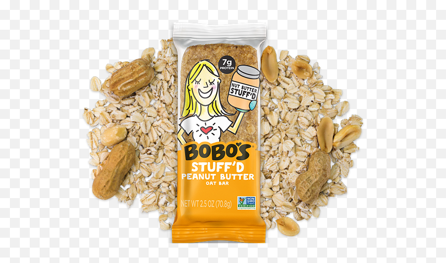 Oat Bar Stuffed With Peanut Butter - Nut Png,Peanut Transparent