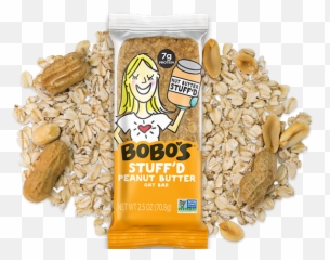 Oat Bar Stuffed With Peanut Butter - Nut Png,Peanut Transparent