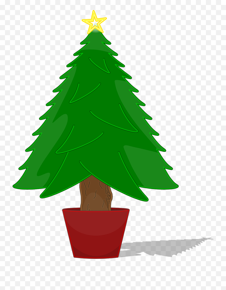 Glossy Christmas Tree Vector - Christmas Tree Clip Art Png,Christmas Tree Vector Png