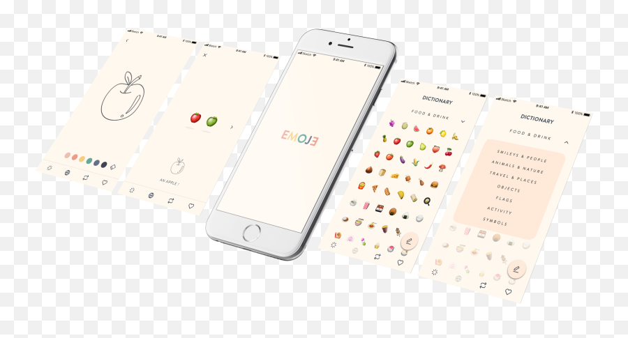 Emoje Mobile Application U2014 Yoojung Kim Png App Icon Mockup