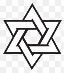 Bold Interior Star Of David - Drawing png