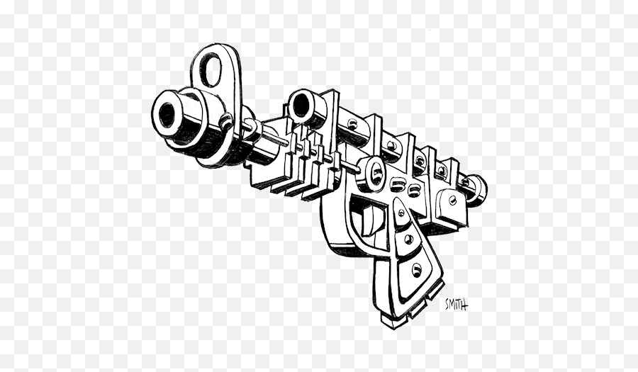 Download A Raygun - Ray Gun Drawings Full Size Png Image Gun Barrel,Ray Gun Png
