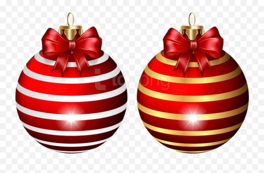 Download Free Png Christmas Ball Set With Bow Images