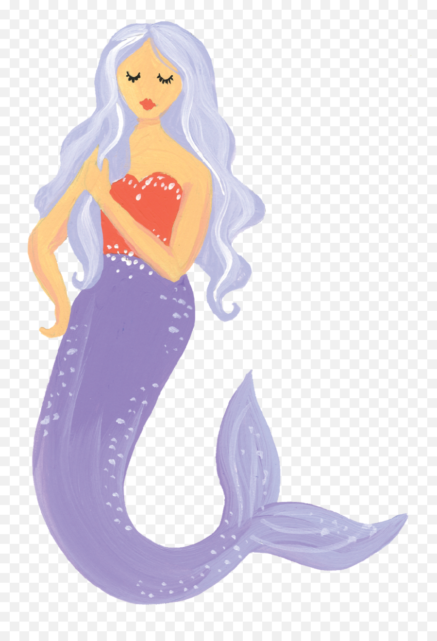 Mermaid 7 Print U0026 Cut File - Cartoon Png,Mermaid Silhouette Png