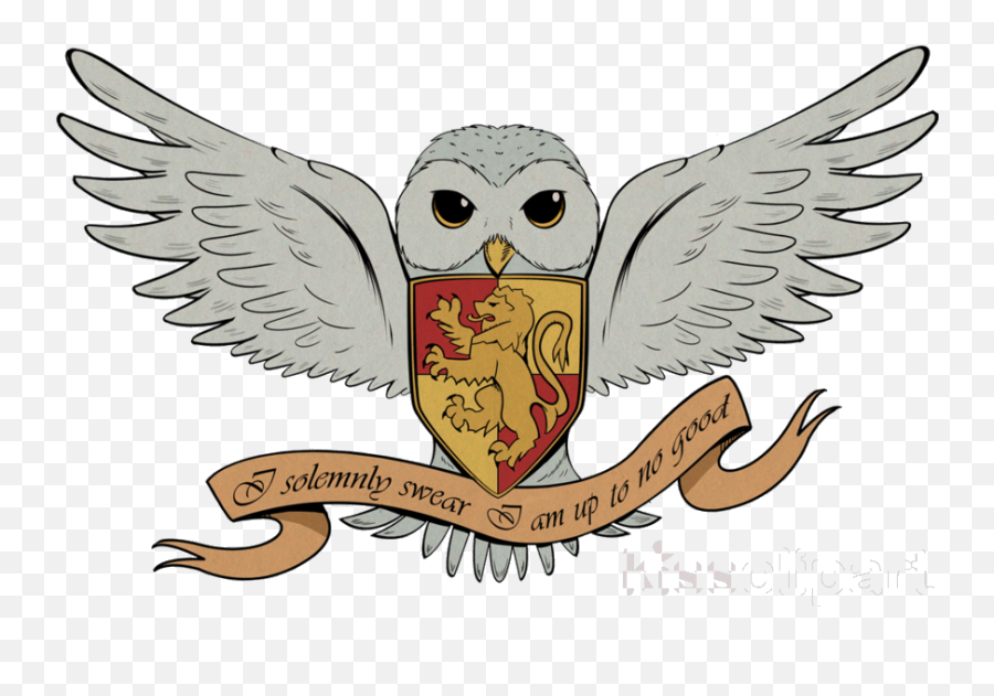Png Harry Potter Cartoon Owl Clipart - Cartoon Harry Potter Owl,Deathly Hallows Png