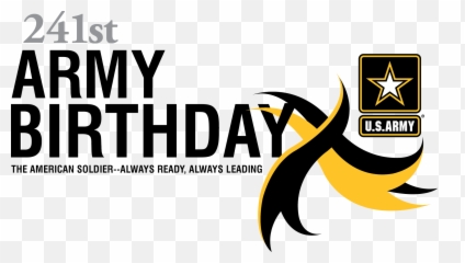 Download Celebrate The - Us Army 241st Birthday Png Image Us Army Birthday 2018,Us Army Logo Png