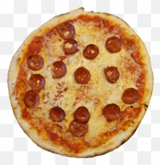 Download Hd Sourdough Pizza Base - Tuna Salami Pizza Pizza From Above Transparent Png,Salami Png