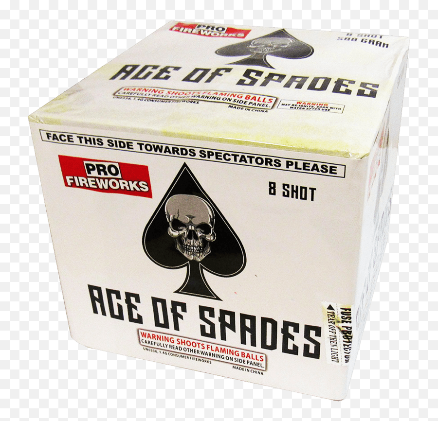Pro Fireworks - Ace Of Spades Pro Fireworks Box Png,Ace Of Spades Png