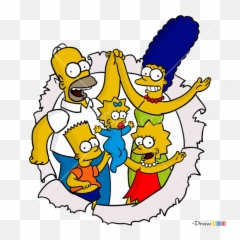 Simpsons Family No Background Png Play - Transparent