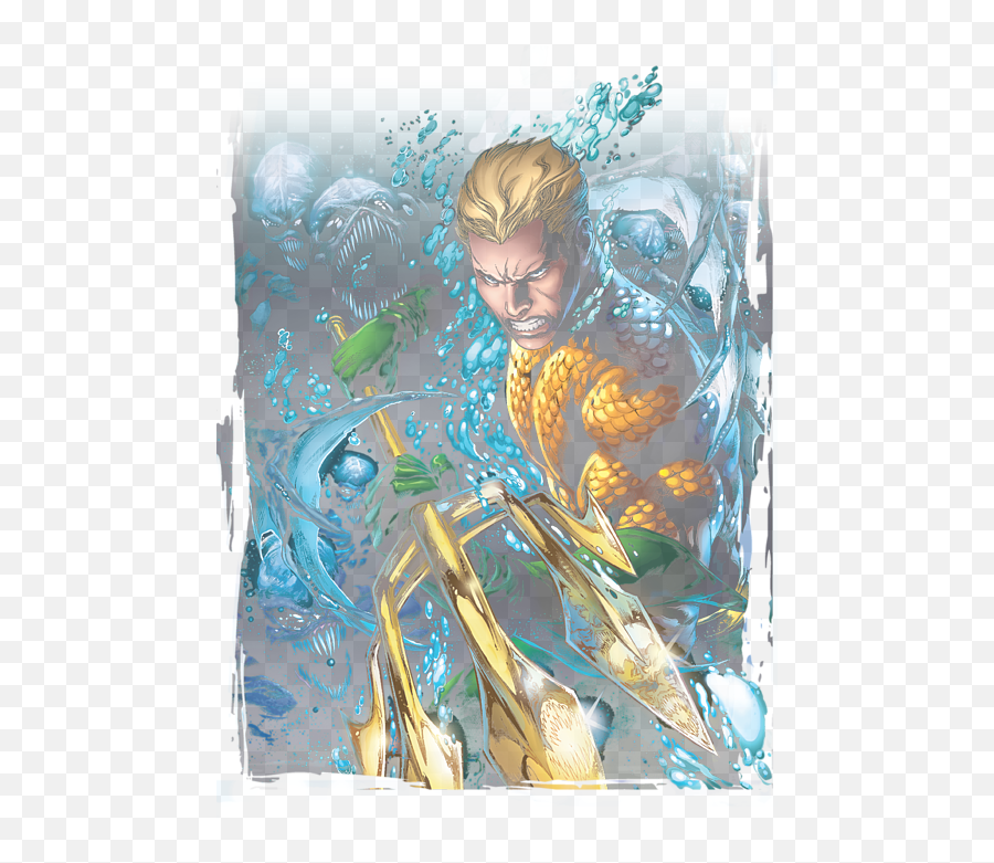 Jla - Aquaman 1 Kids Tshirt Comics Png,Aquaman Transparent