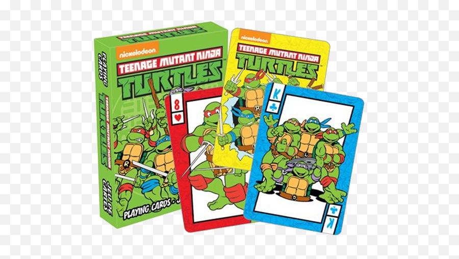 Teenage Mutant Ninja Turtles - Retro Playing Cards Playing Card Png,Deck Of Cards Png