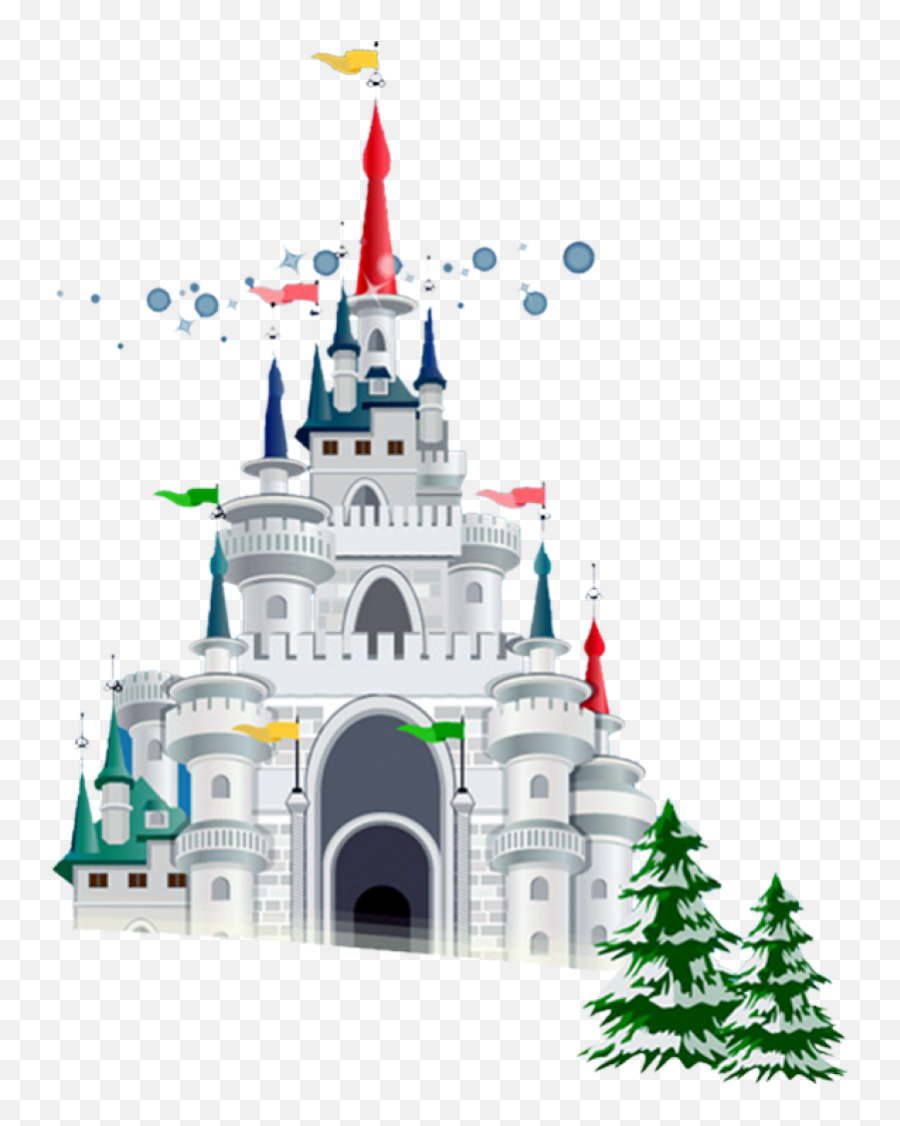 Drawing Of A Castle Png Image - Purepng Free Transparent Christmas Disney Castle Clipart,Disney Castle Png