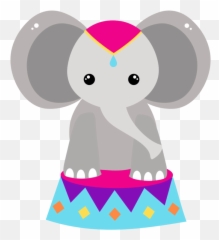 Circus Elephant Png - Elephant Clipart For Kids At Circus Png