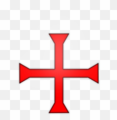 Download Christian Cross Jerusalem American Red - Retro Museum png