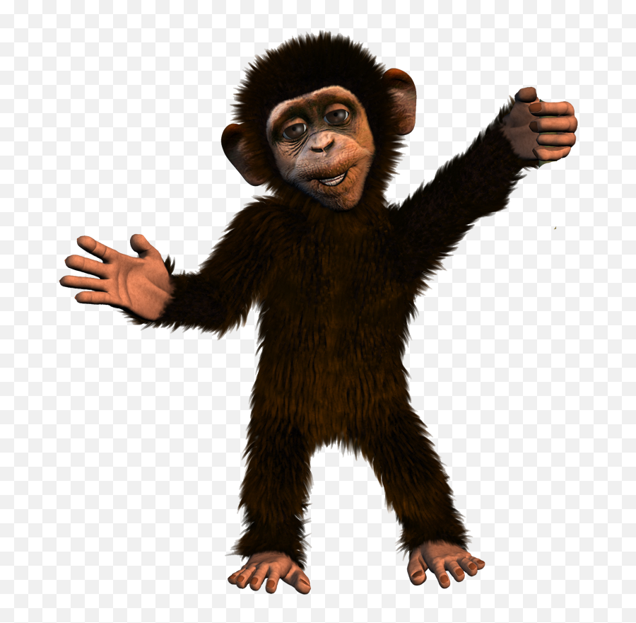 Download Monkey - Cartoon Chimp Png,Chimp Png