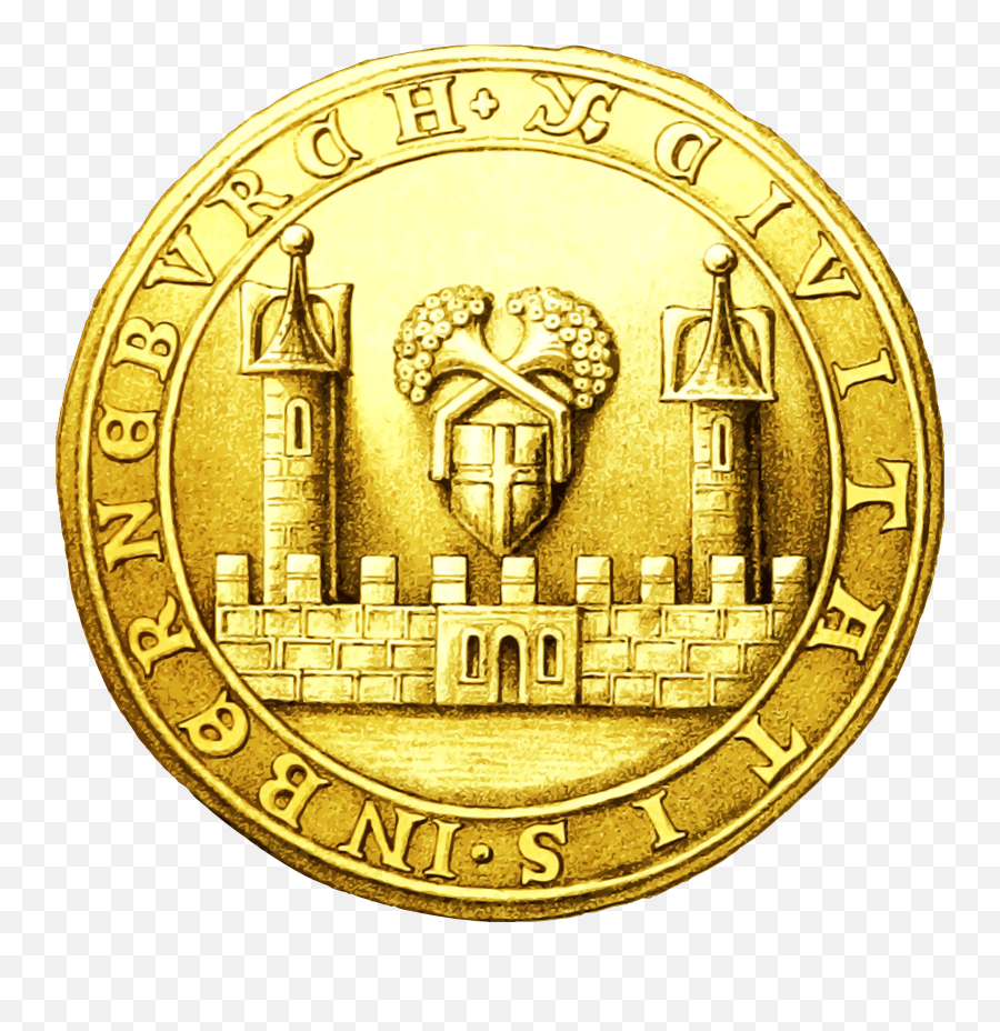 Design Transparent Medieval - Medieval Gold Coin Png,Gold Coins Png