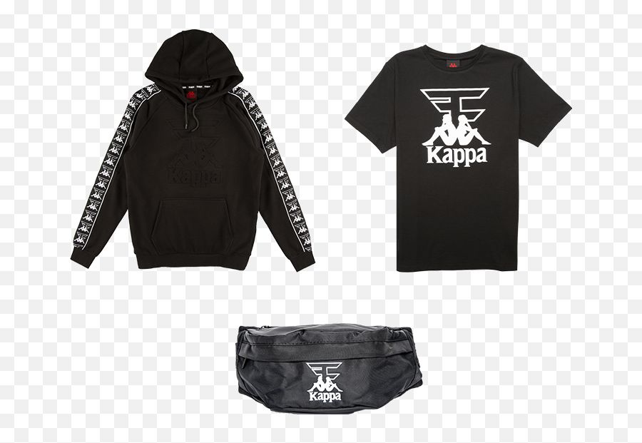 Faze Kappa Essentials Bundle - S In 2020 Black Hoodie Faze Clan X Kappa Hoodie Png,Faze Png