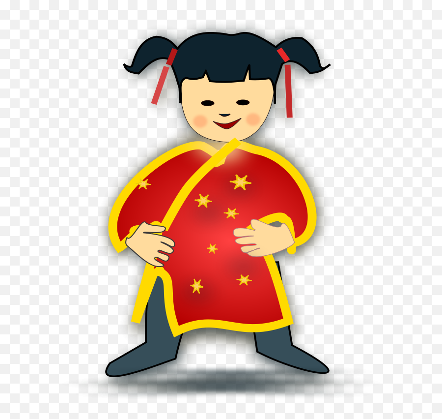 Vector People Png - Chinese Girl Icon Free Svg Vector Chinese Girl Clip Art,Girl Clipart Png