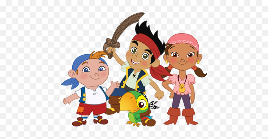 Captain Hook Smee Neverland Clip Art - Jake And The Neverland Pirates Png,Jake Png