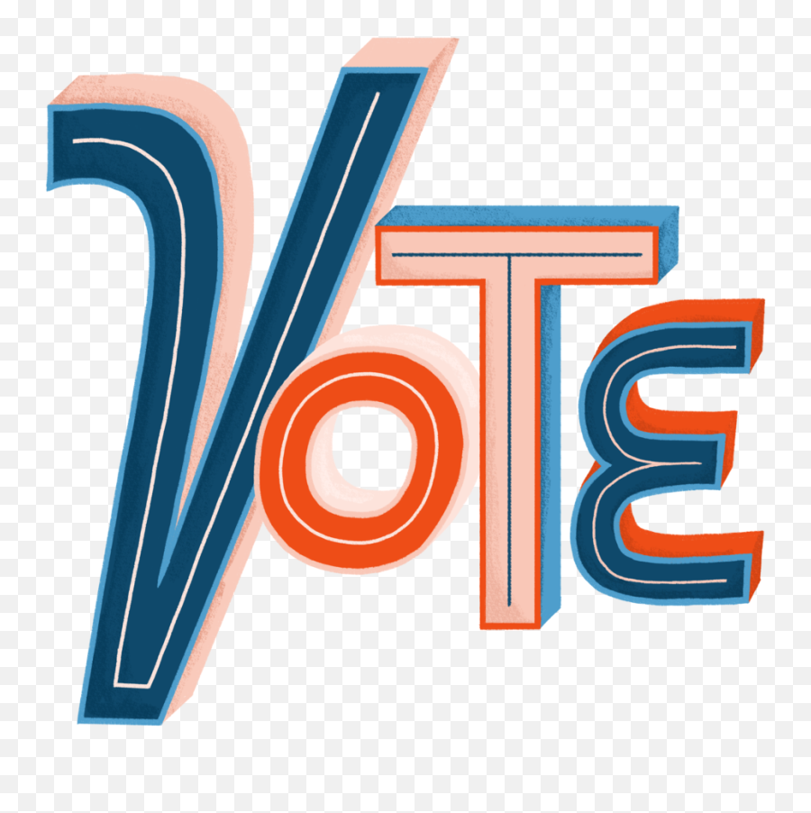 Mary Kate Mcdevitt Lettering And - Colorfulness Png,Vote Png
