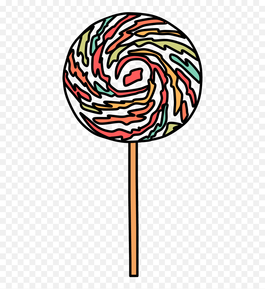 Lollipop Large Swirl Pastel Colors White Png - Red Portable Network Graphics,Lollipop Transparent Background