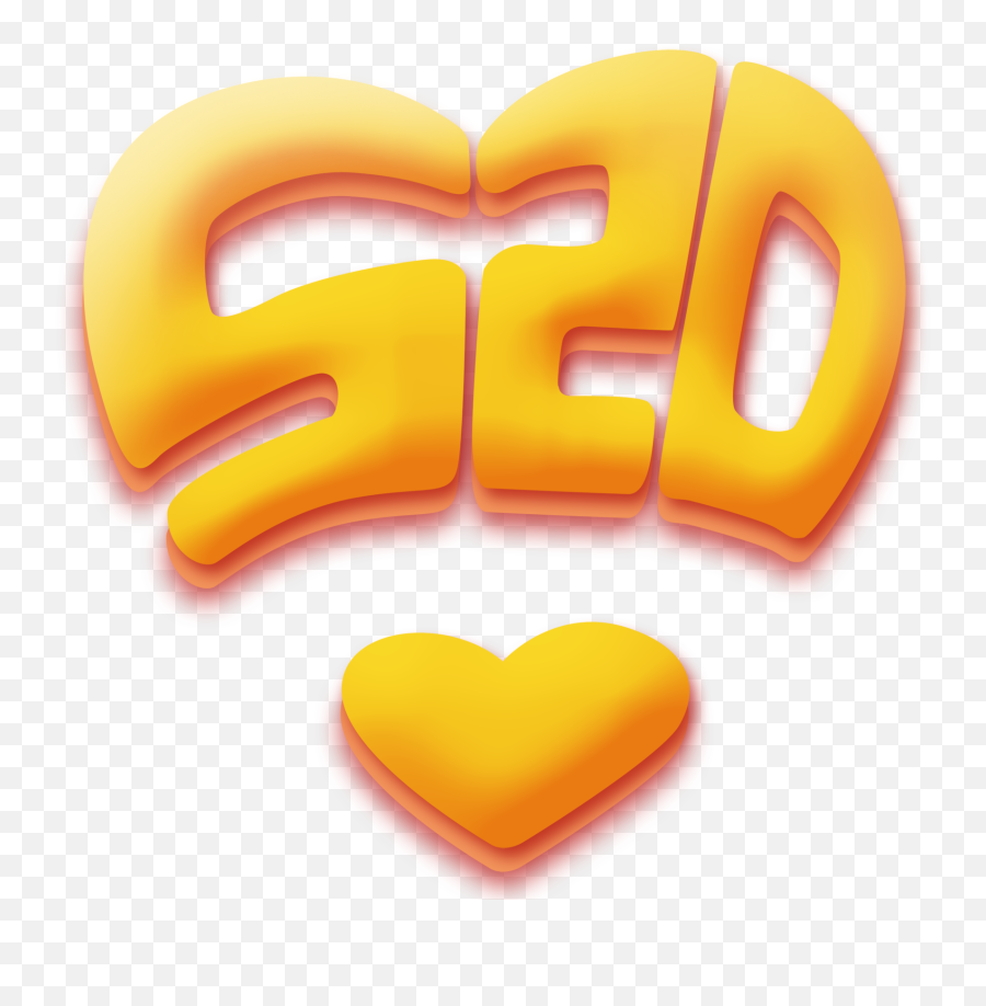 Yellow Heart Shaped 520 Word Art - Portable Network Graphics Heart Png,Yellow Heart Png