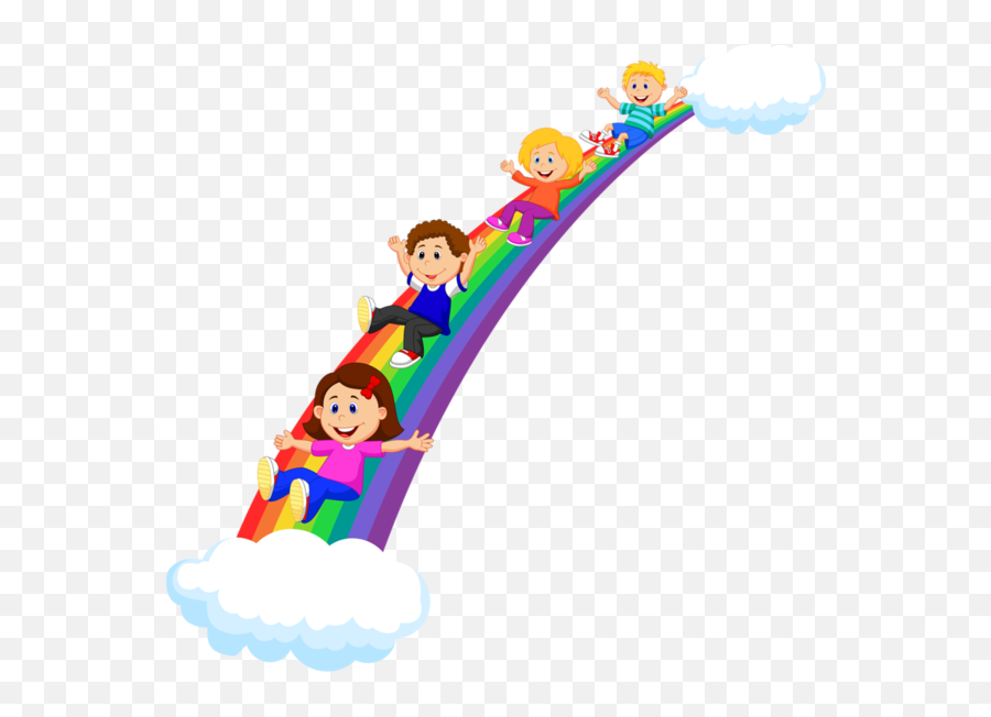 Personnages Illustration Individu Personne Gens Dessin - Arcoiris Con Niños Png,Cartoon Rainbow Png
