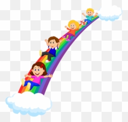 Personnages Illustration Individu Personne Gens Dessin - Arcoiris Con Niños Png,Cartoon Rainbow Png