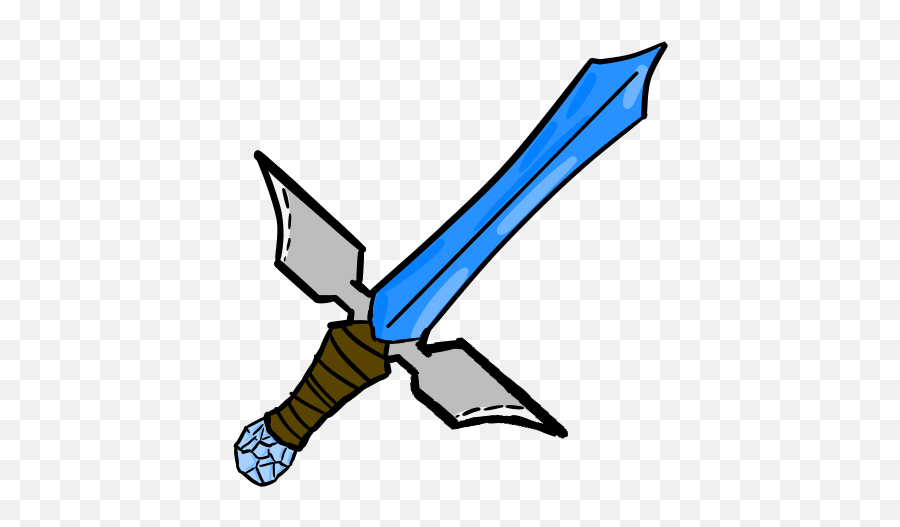 Diamond Sword By Robinhyt - Collectible Sword Png,Diamond Sword Png
