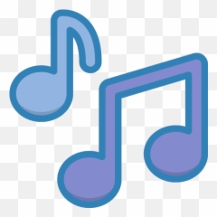 Musical Note Notes Free Icon Of Filled Outline - Dot png