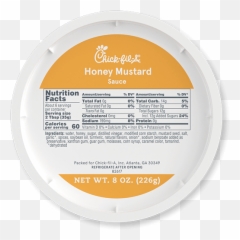 8oz Honey Mustard Sauce Nutrition And Description Chick - filA Dot png
