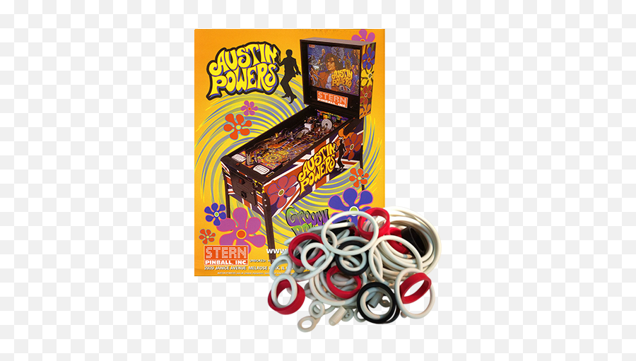 Austin Powers Rubberset - Austin Powers Pinball Flyer Png,Austin Powers Png