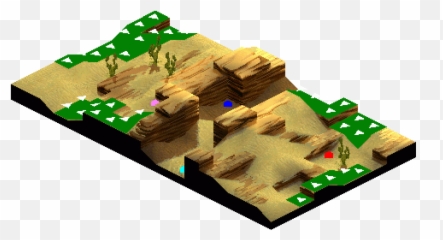 Final Fantasy Tactics Maps - Caves of Narshe Construction Set png