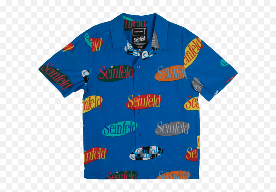 Seinfeld Logo Button - Seinfeld Button Up Shirt Png,Seinfeld Logo Png