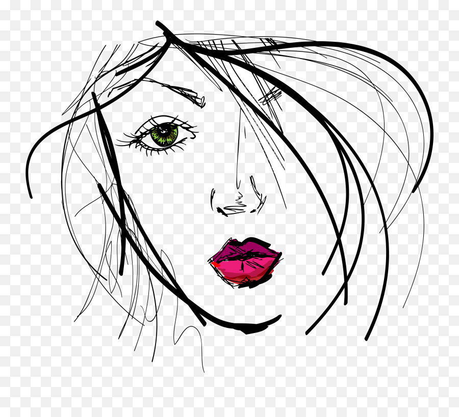 Png Hd Transparent Nose - Woman Face Sketch Png,Nose Png