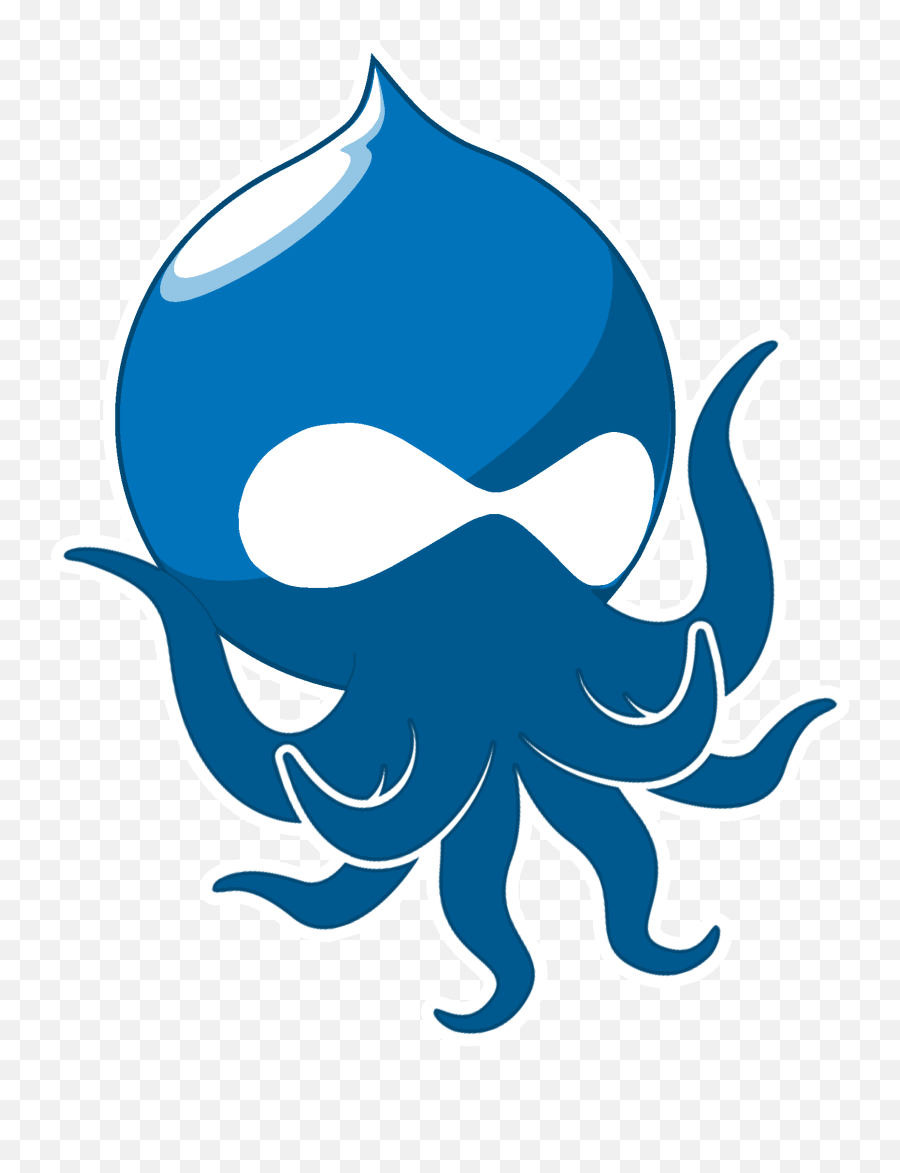 Download Cthulhu Drupal Icon - Water Drop With Face Logo Drupal Png,Water Droplet Icon