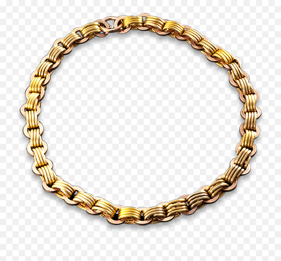 Library Of Chain Gold Circle Graphic Png Necklace
