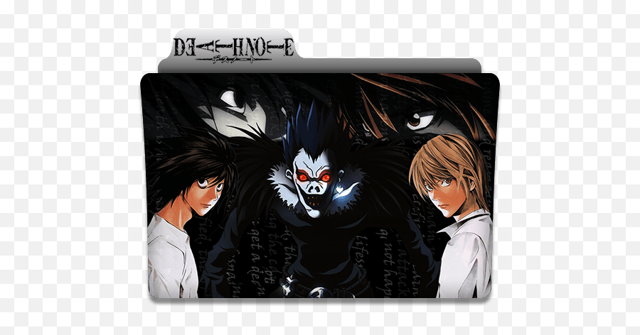 L App Icons Death Note - Death Note Anime Folder Icon Png,Death Note Folder Icon