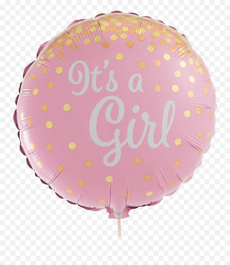 Girl Golden Crown Foil Balloon Bouquet - Its A Girl Foil Balloon Png,It's A Girl Png