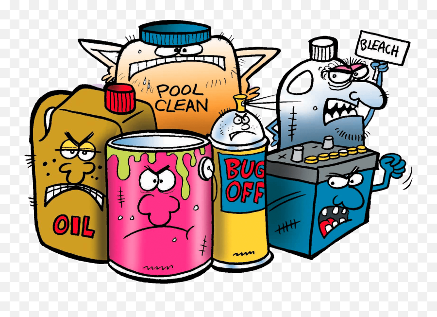 Household Hazardous Chemicals Clipart - Full Size Clipart Hazardous Chemicals Clipart Png,Chemical Hazard Icon